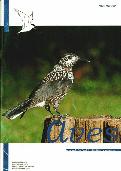 Revue Aves N°39/1