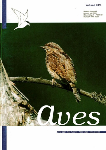 [PUBLI_AVES_2006_43/2] Revue Aves N°43/2
