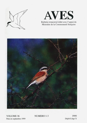[PUBLI_AVES_1999_36/1-3] Revue Aves N°36/1-3