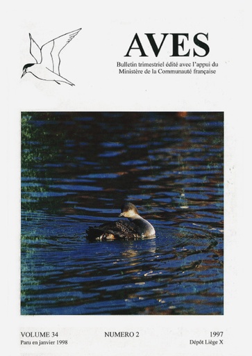 [PUBLI_AVES_1997_34/2] Revue Aves N°34/2