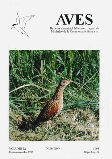 [PUBLI_AVES_1995_32/1] Revue Aves N°32/1