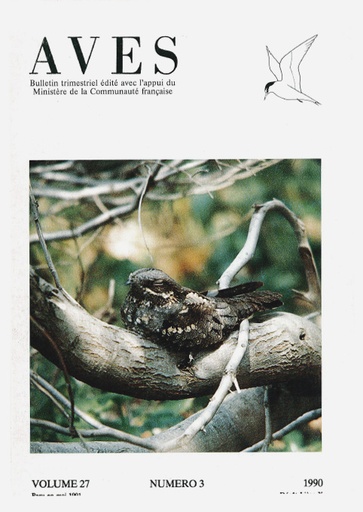 [PUBLI_AVES_1990_27/3] Revue Aves N°27/3