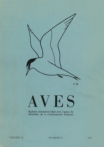 [PUBLI_AVES_1987_24/3] Revue Aves N°24/3