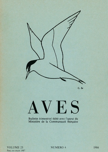 [PUBLI_AVES_1986_23/4] Revue Aves N°23/4