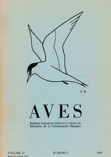 [PUBLI_AVES_1986_23/3] Revue Aves N°23/3