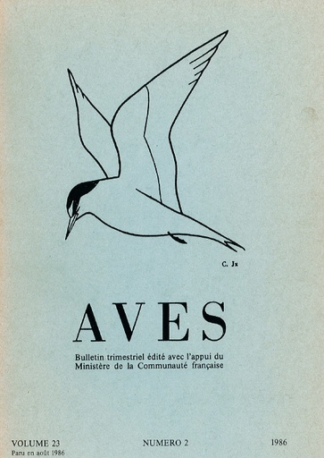 [PUBLI_AVES_1986_23/2] Revue Aves N°23/2
