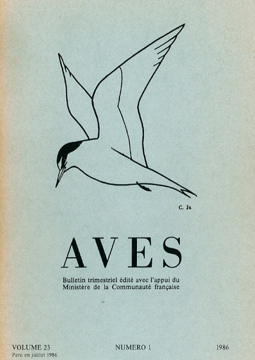 [PUBLI_AVES_1986_23/1] Revue Aves N°23/1