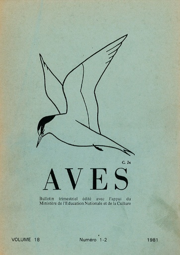 [PUBLI_AVES_1981_18/1-2] Revue Aves N°18/1-2