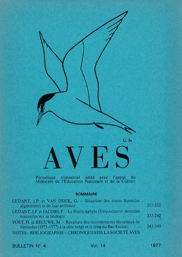 [PUBLI_AVES_1977_14/4] Revue Aves N°14/4