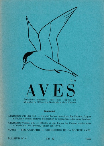 [PUBLI_AVES_1975_12/4] Revue Aves N°12/4