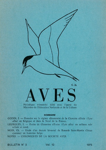 [PUBLI_AVES_1975_12/3] Revue Aves N°12/3