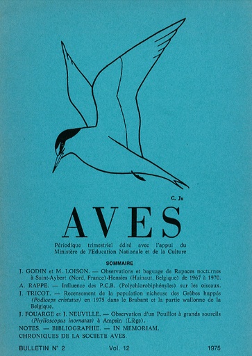 [PUBLI_AVES_1975_12/2] Revue Aves N°12/2
