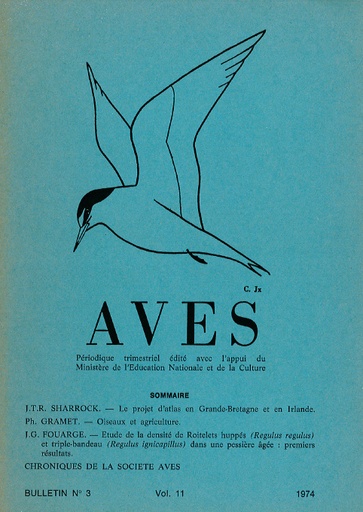 [PUBLI_AVES_1974_11/3] Revue Aves N°11/3