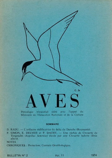 [PUBLI_AVES_1974_11/2] Revue Aves N°11/2