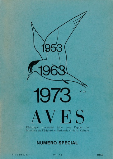 [PUBLI_AVES_1974_11/1] Revue Aves N°11/1