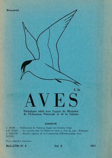 [PUBLI_AVES_1971_8/6] Revue Aves N°8/6