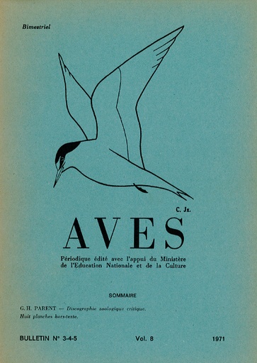 [PUBLI_AVES_1971_8/3-4-5] Revue Aves N°8/3-4-5