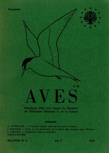 [PUBLI_AVES_1970_7/3] Revue Aves N°7/3