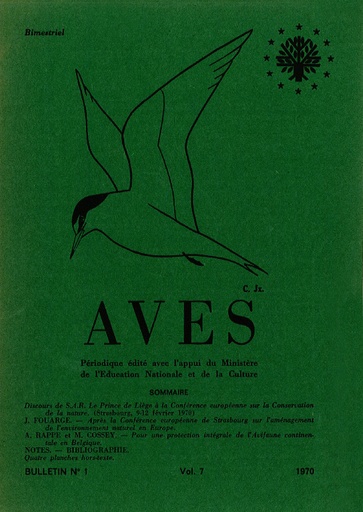 [PUBLI_AVES_1970_7/1] Revue Aves N°7/1