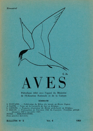 [PUBLI_AVES_1969_6/5] Revue Aves N°6/5