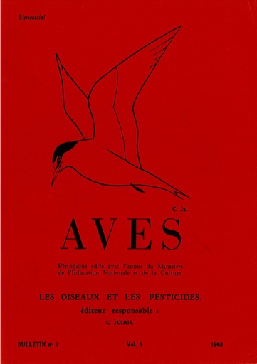 [PUBLI_AVES_1968_5/1] Revue Aves N°5/1